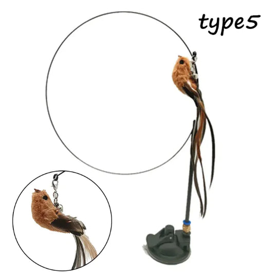 Detachable Wire Rod Cat Toy Stick